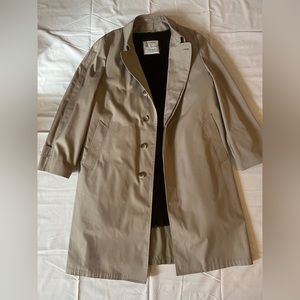 London Fog Maincoats Weather Of Distinction Trench Coat Men’s Size 44 Long